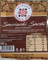 Mängden socker i Savoiardi sardi