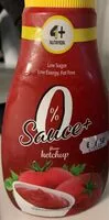 Mängden socker i Sauce ketchup 0%