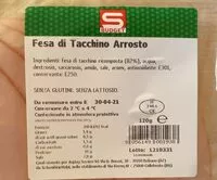 Mängden socker i Fesa di tacchino arrosto