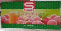 Mängden socker i Succo e polpa di pesca