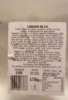 Mängden socker i Cordon bleu