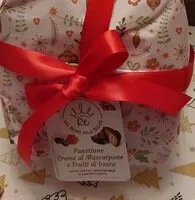 Mängden socker i Panettone crema al mascarpone e frutti di bosco
