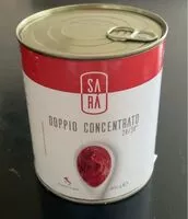 Mängden socker i Concentré de tomate