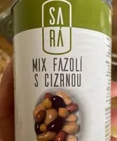 Mängden socker i Mix fazolí s cizrnou