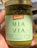 Mängden socker i Mia Via Pesto Alla Genovese