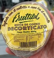 Mängden socker i Noce di cocco decorticato