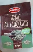 Mängden socker i Taralli al finocchio