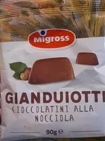Mängden socker i gianduiotti