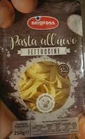 Mängden socker i Pasta all'uovo