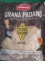 Mängden socker i Grana Padano grattugiato fresco
