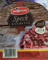 Mängden socker i Speck a cubetti