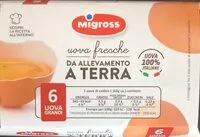 Mängden socker i Uova fresche da allevamento a terra