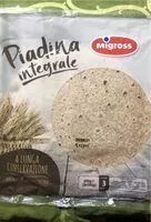 Mängden socker i Piadina integrale