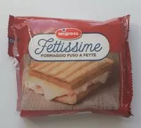 Mängden socker i Fettissime formaggio fuso a fette