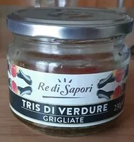 Mängden socker i Tris di verdure grigliate