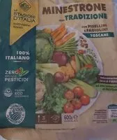 Mängden socker i Minestrone della tradizione