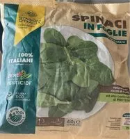 Mängden socker i Spinaci in foglie