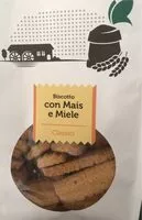 Mängden socker i Biscotti con Mais e Miele