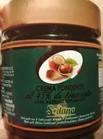 Mängden socker i Crema fondente al 45% di nocciole