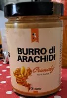 Mängden socker i Burro di arachidi crunchy