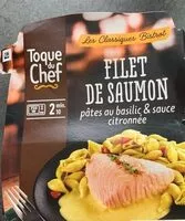 Mängden socker i Filet de saumon pâtes basilic et sauce citronnée