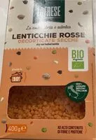 Mängden socker i Lenticchie rosse decorticate secche