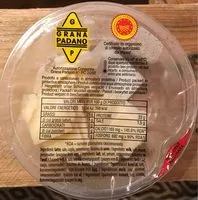 Mängden socker i Formaggio grana padano DOP