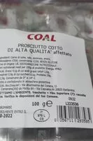 Mängden socker i Prosciutto cotto