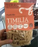 Mängden socker i Fusilli bio antichi grani siciliani