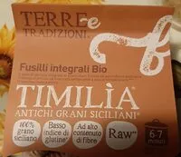 Mängden socker i Fusilli integrale