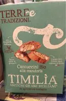 Mängden socker i cantuccu bio alla mandorla