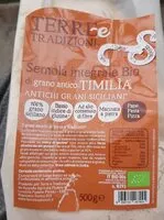 Mängden socker i Semola integrale bio di grano antico Timilìa