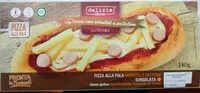 Mängden socker i Pizza alla pala con würstel e patatine