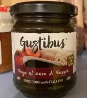 Mängden socker i Sugo Nero Di Seppia GR190 Gust