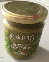 Mängden socker i Pesto au basilic frais