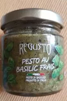 Mängden socker i Pesto au basilic frais