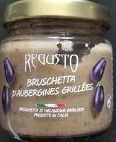Mängden socker i Bruschtta d’aubergines grillees