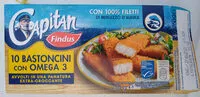 Mängden socker i 10 bastoncini con omega 3