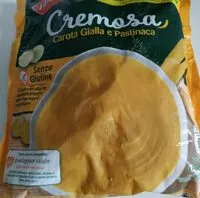 Mängden socker i Cremosa . Carota gialla e pastinaca