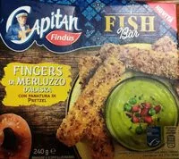 Mängden socker i Fish bar finger di merluzzo con panatura di pretzel