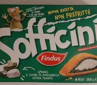 Mängden socker i Sofficini spinaci e cuore di mozzarella extra filante