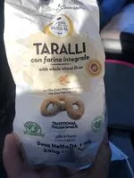 Mängden socker i Taralli con farina integrale