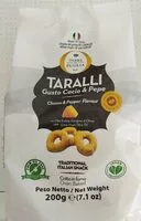 Mängden socker i Taralli - Gusto Cacio & Pepe