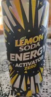 Mängden socker i Lemon soda Energy activator zero