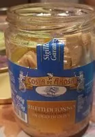 Mängden socker i Filetto di tonno lavorato a mano in olio di oliva