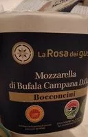Mängden socker i Mozzarella di Bufala campana D.O.P.