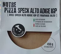 Mängden socker i Pizza speck altoadige igp