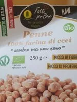 Mängden socker i Penne 100% Farina di Ceci