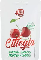 Mängden socker i Qb fruit ciliegia morbido snack di frutta a cubetti