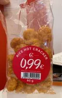 Mängden socker i Rice hot cracker